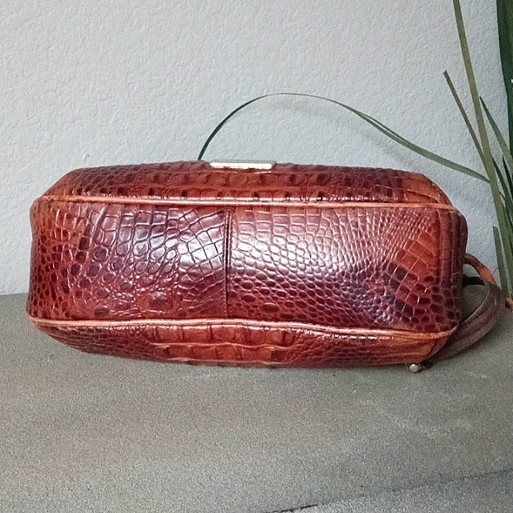 Brahmin " Lacy " Pecan Tri Color Multi Texture Sm… - image 6